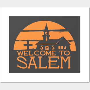 Salem Halloween Steeple Souvenir Posters and Art